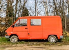 orange van